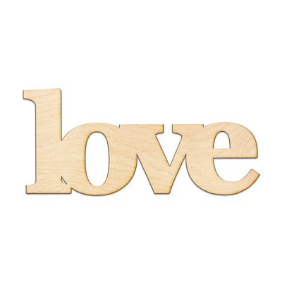love Wood Sign