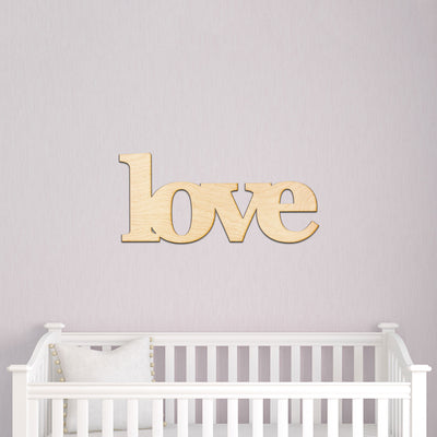 love Wood Sign