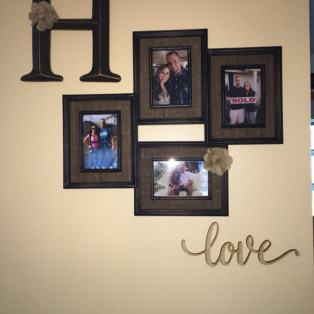 Script Love Wood Sign