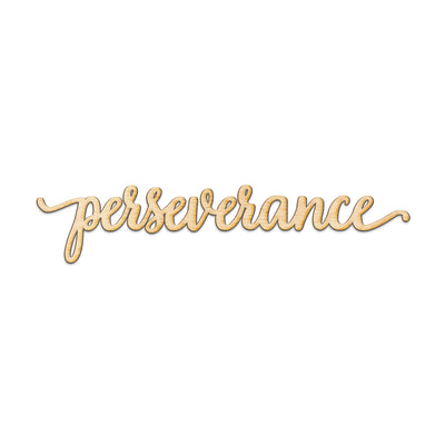 perseverance Wood Sign