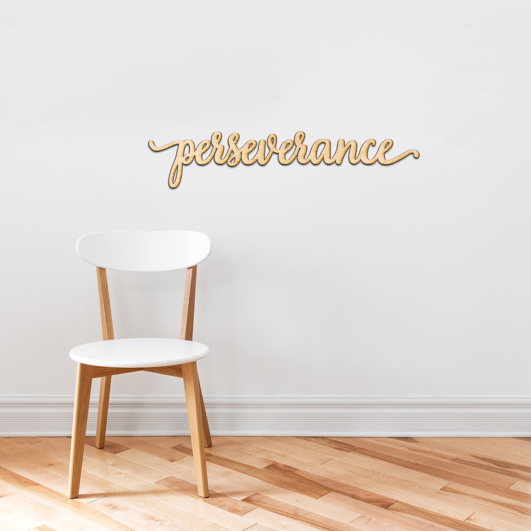 perseverance Wood Sign
