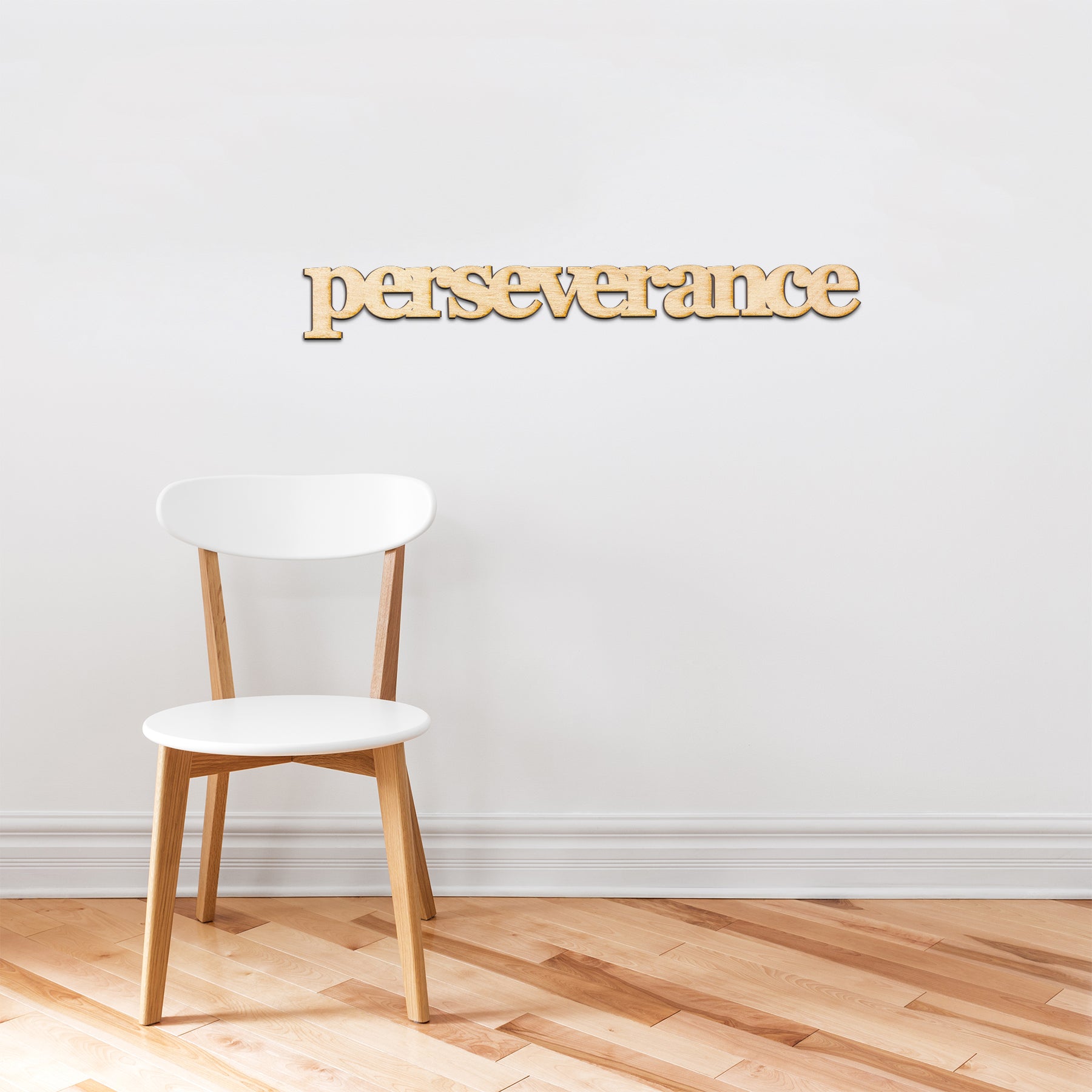 perseverance Wood Sign