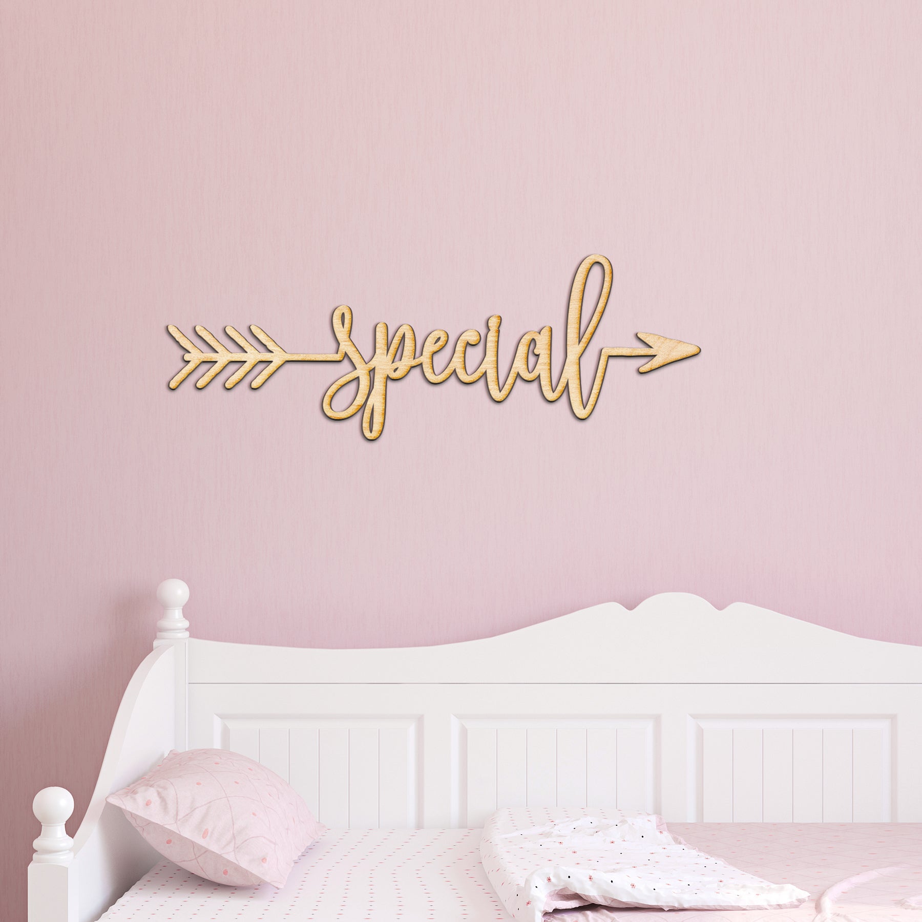 Special Arrow Wood Sign
