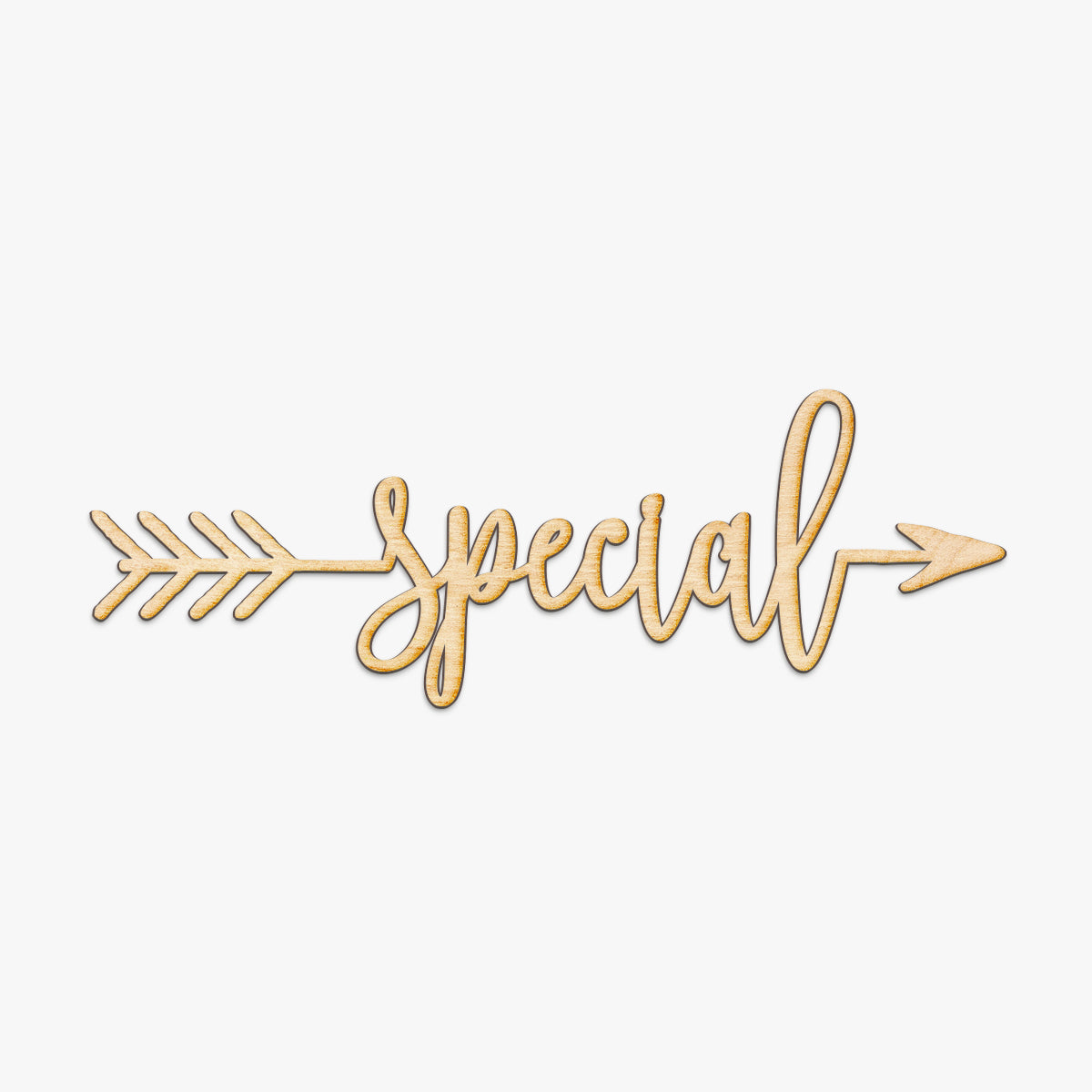 Special Arrow Wood Sign