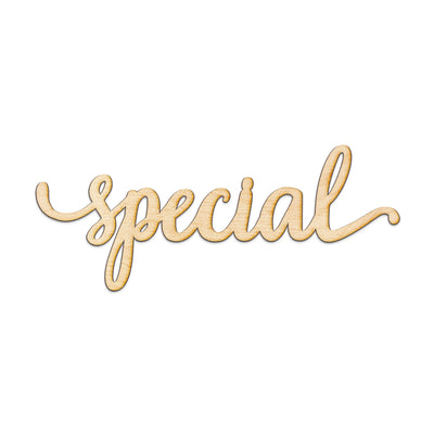 special Wood Sign