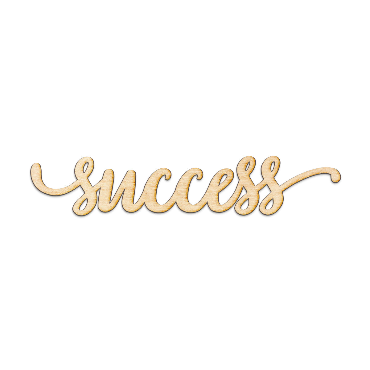 success Wood Sign