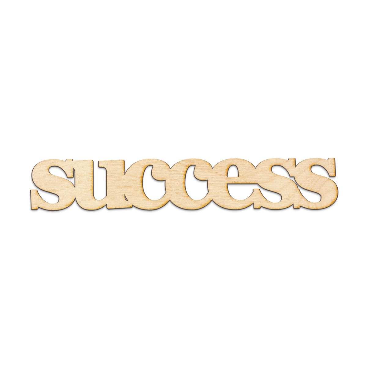 success Wood Sign