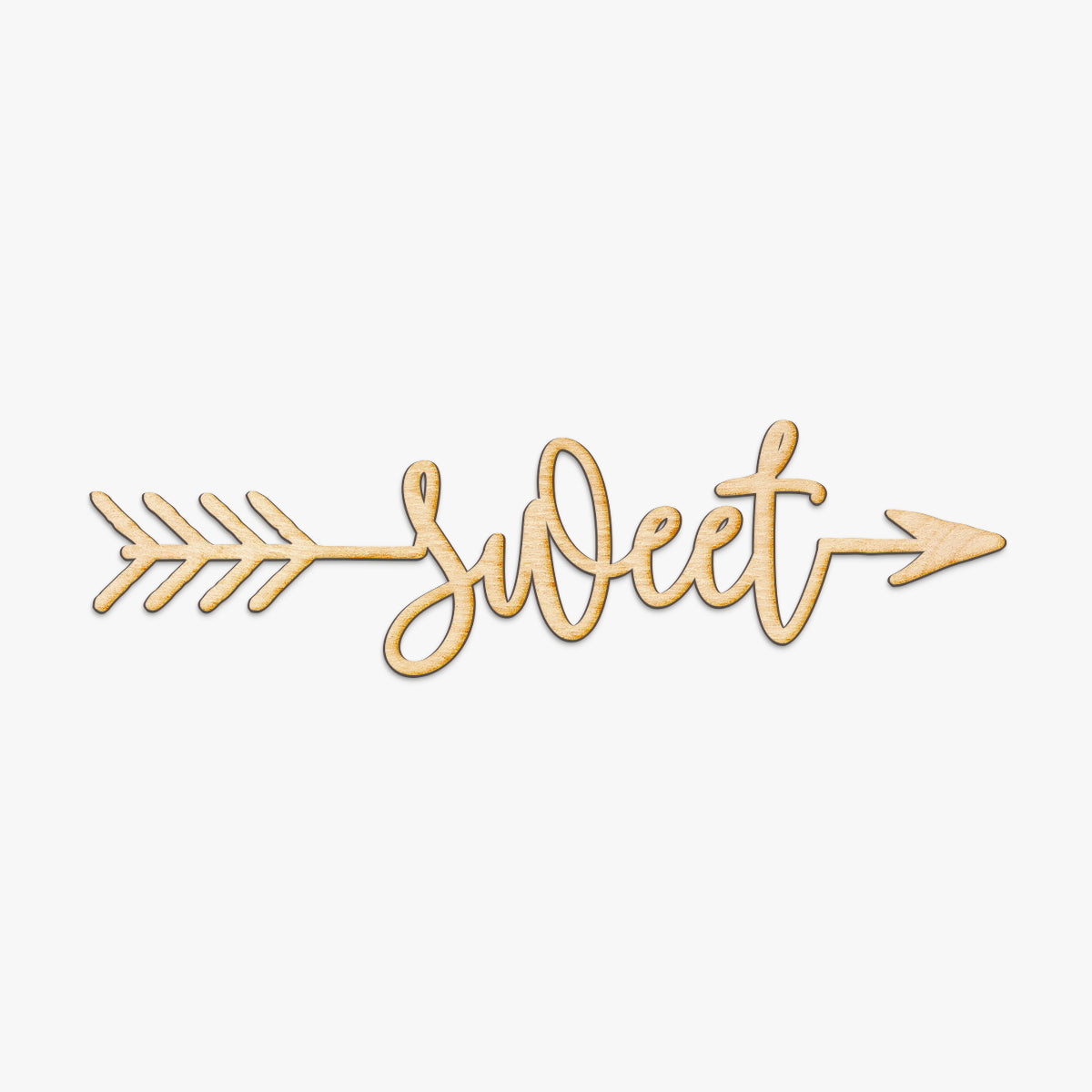 Sweet Arrow Wood Sign