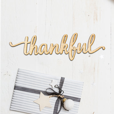 thankful Wood Sign