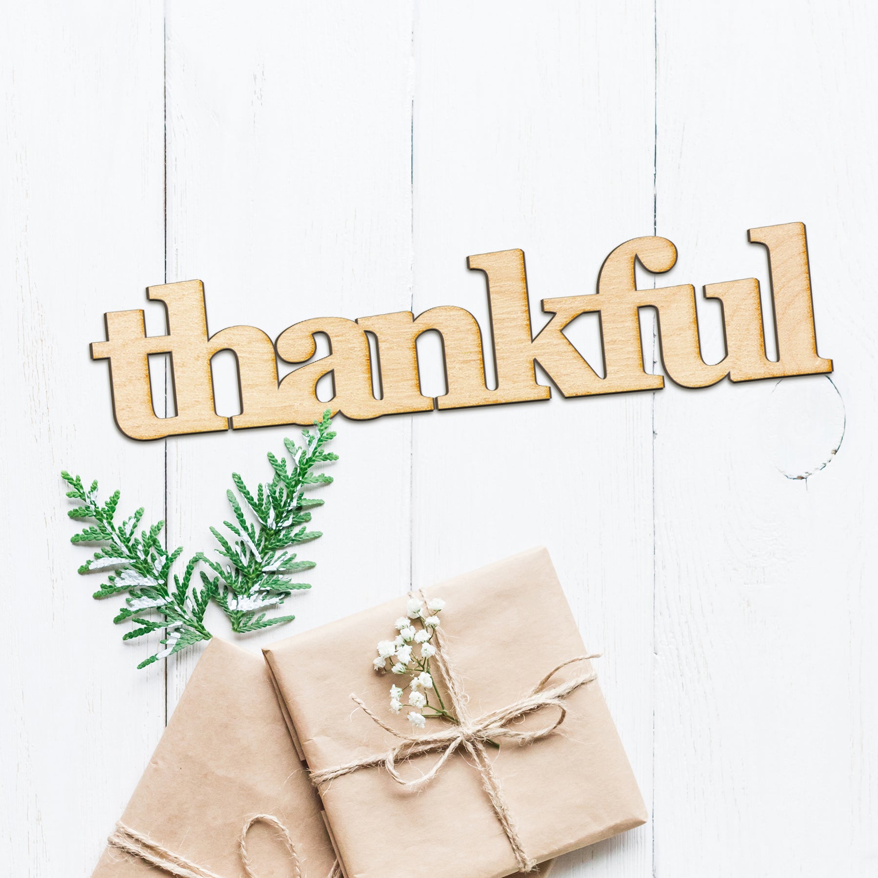 thankful Wood Sign