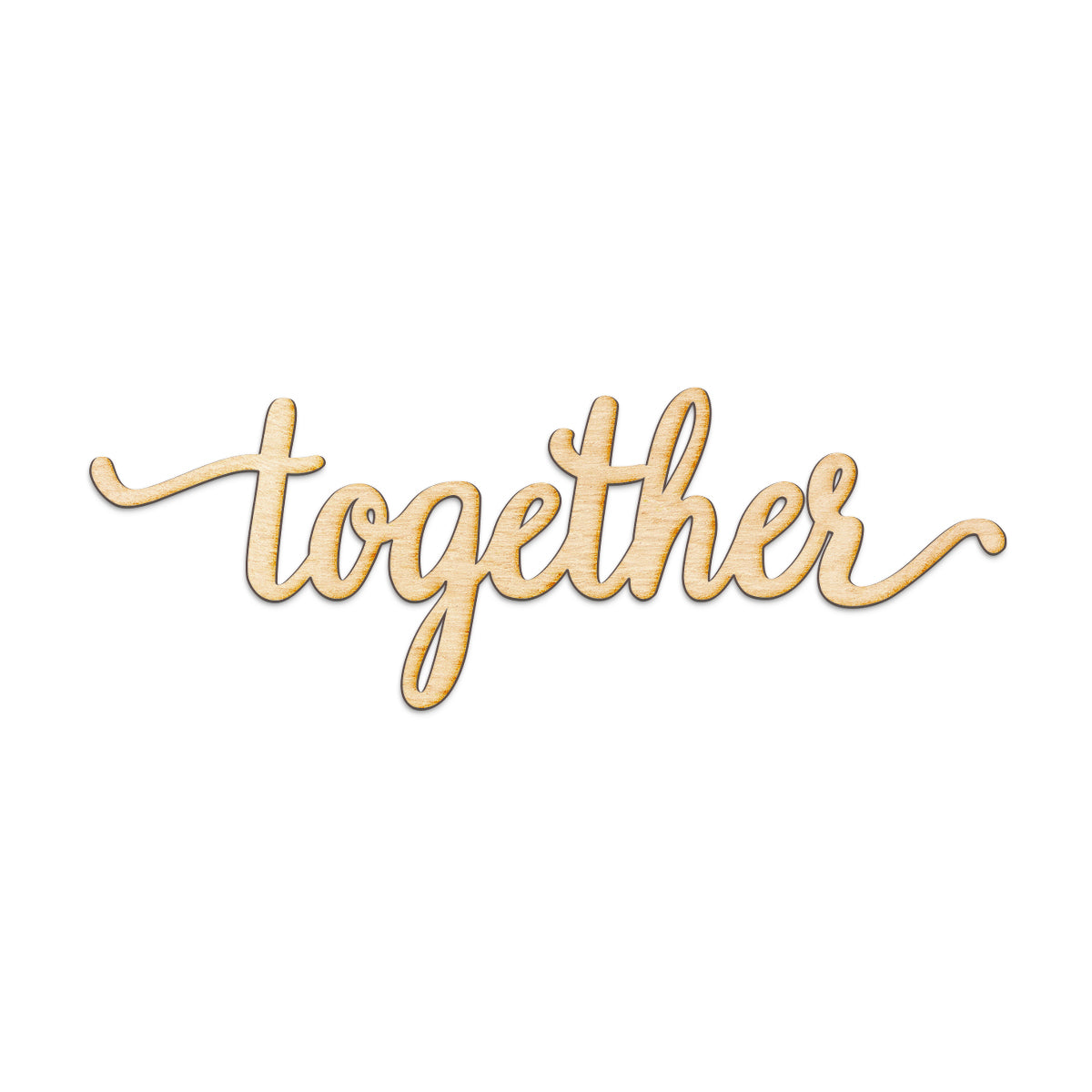 together Wood Sign