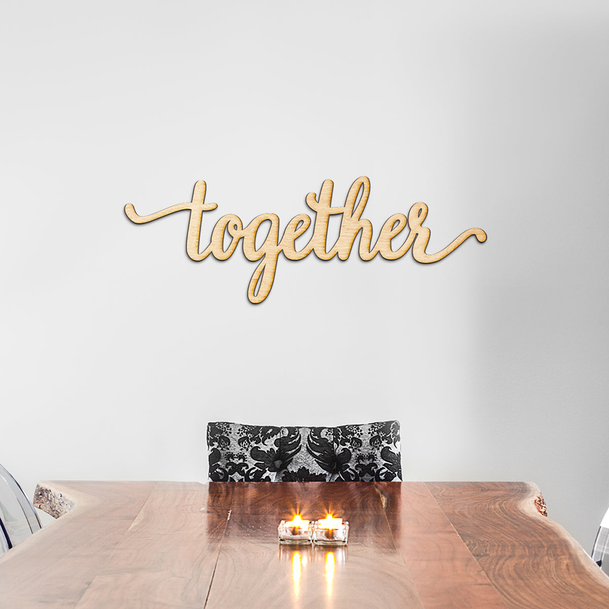 together Wood Sign