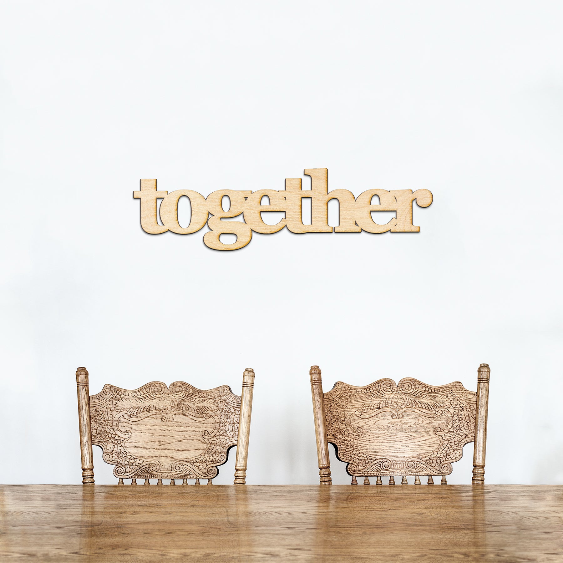 together Wood Sign
