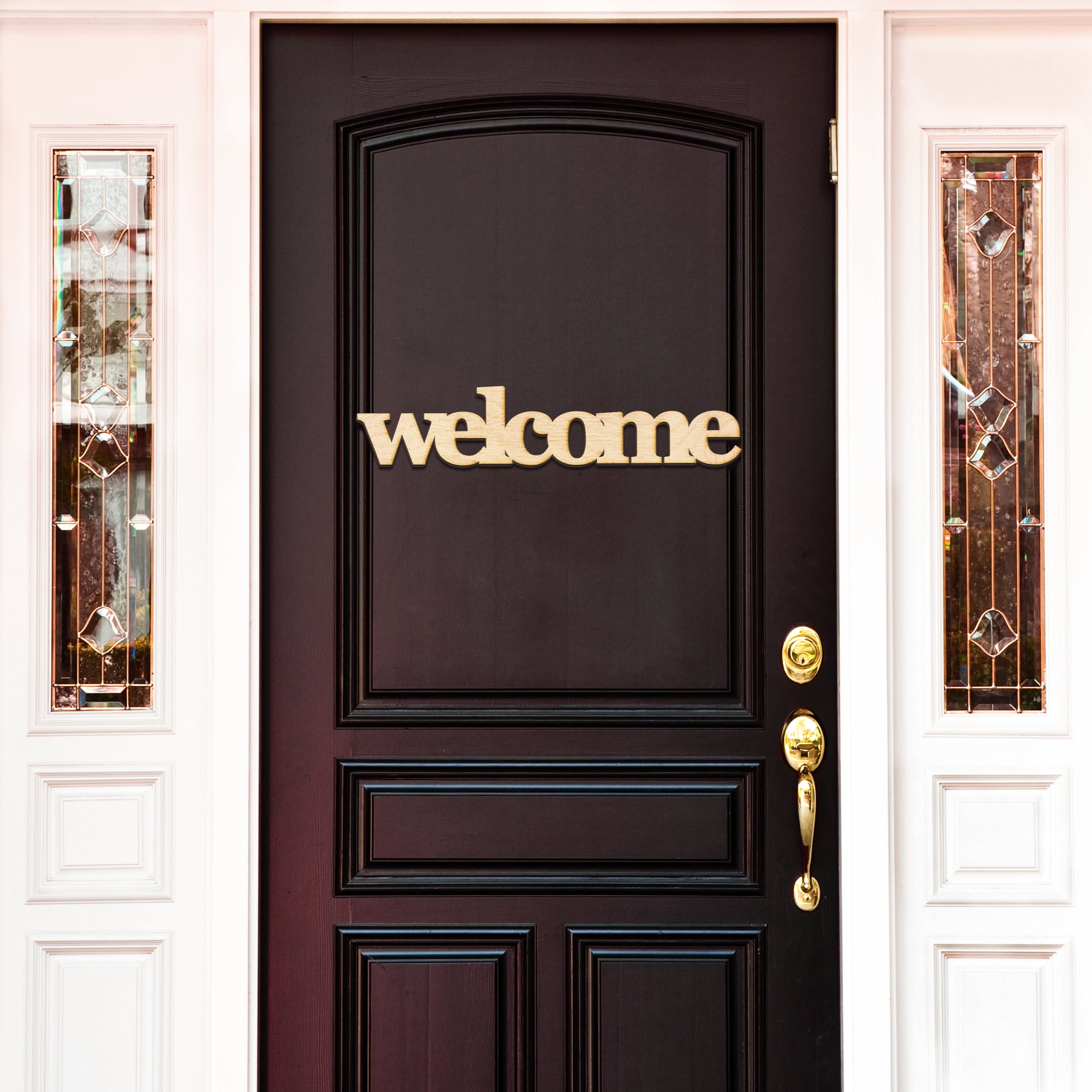 welcome Wood Sign