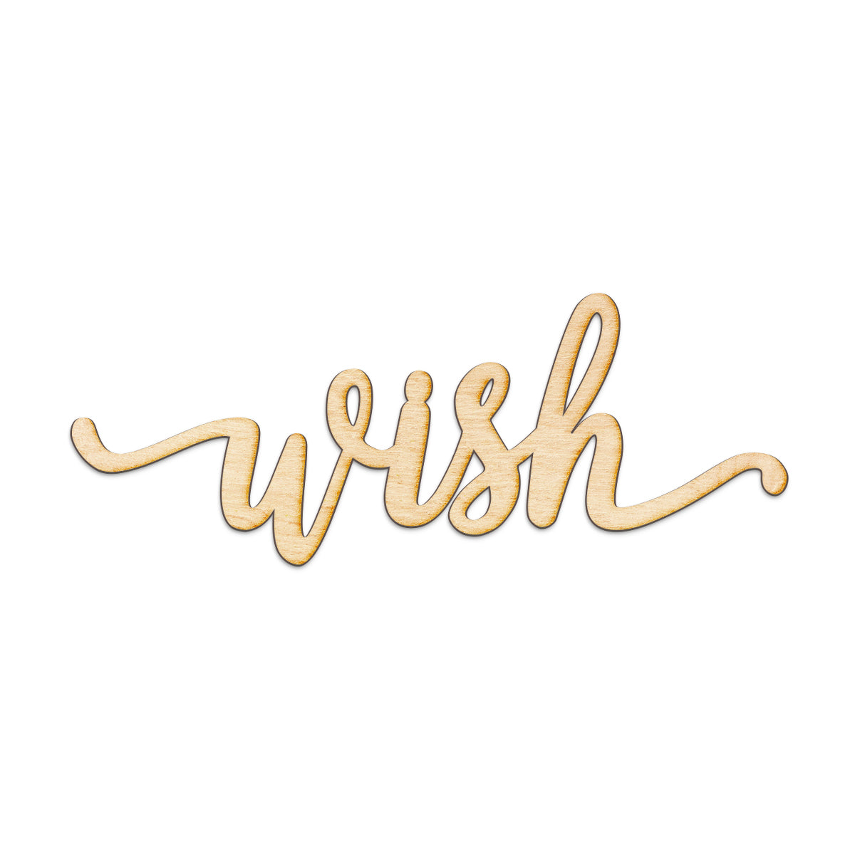 wish Wood Sign