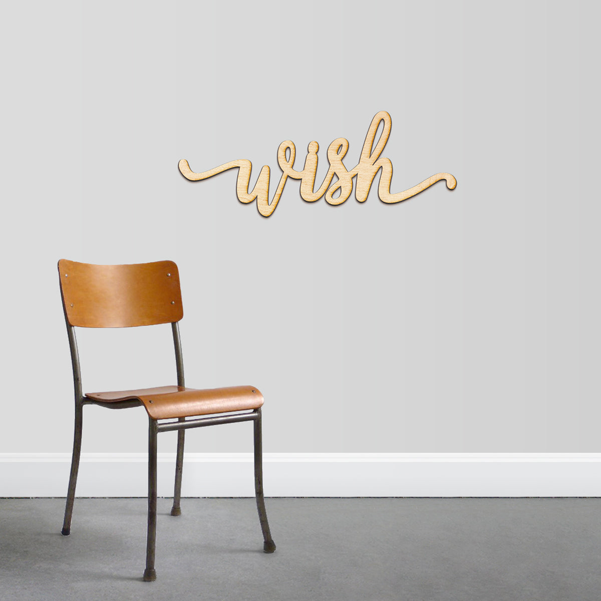 wish Wood Sign