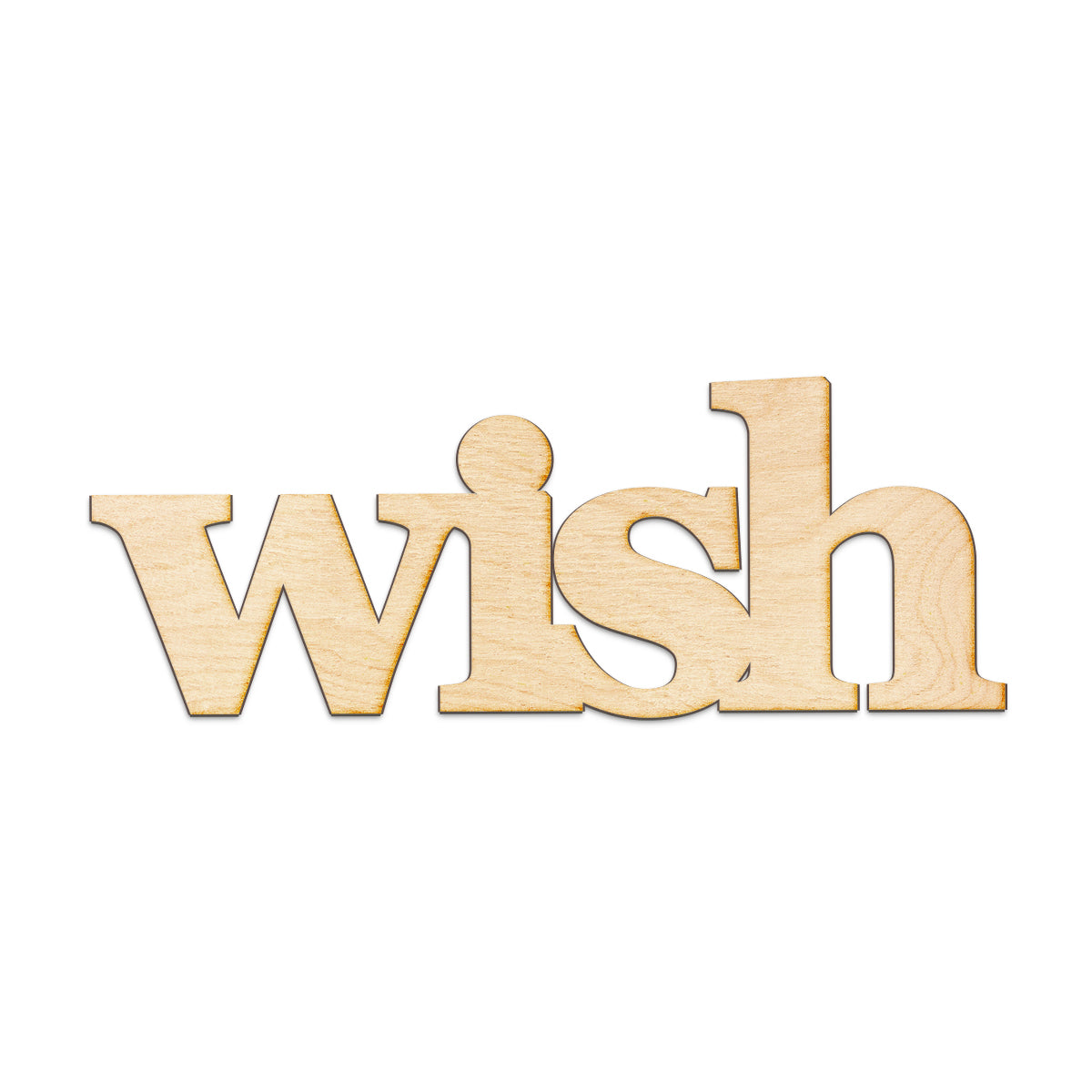 wish Wood Sign
