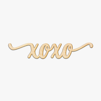 XOXO Charlie Script Wood Sign