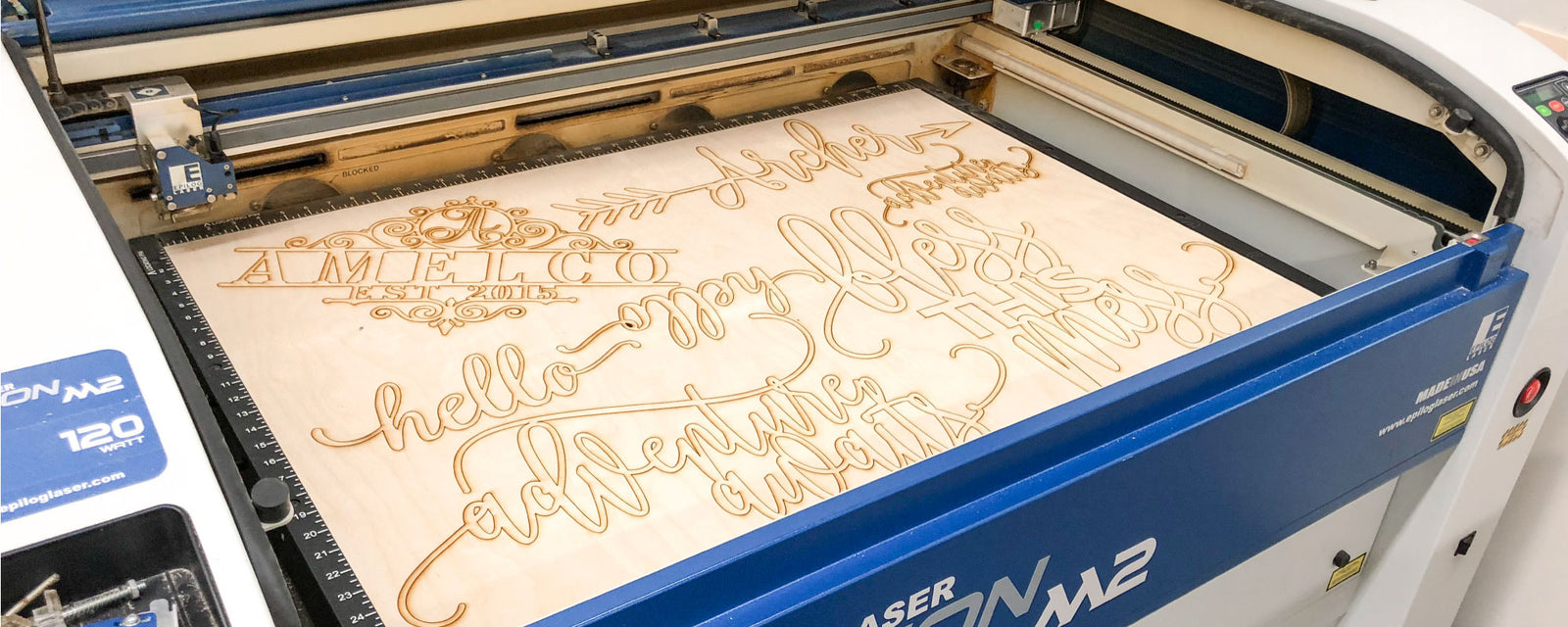 Laser cutting machine for deals wood monograms