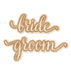 Bride and Groom Wood Signs