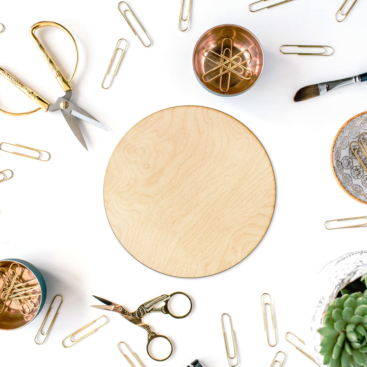 Circle Cut Wood Sign