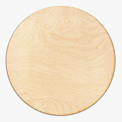 Circle Cut Wood Sign