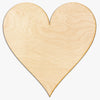 Heart Cut Wood Sign