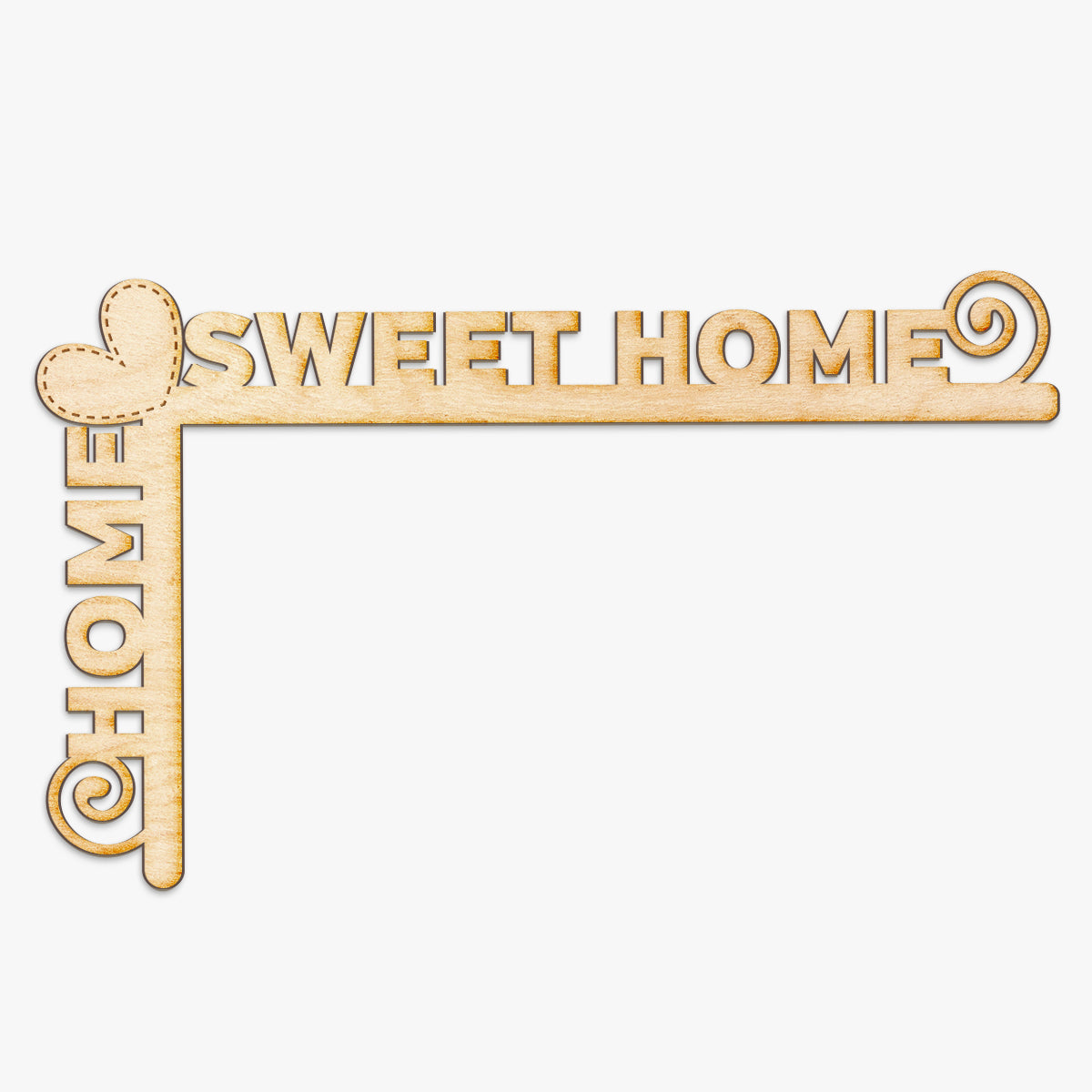 Home Sweet Home Wood Door Topper