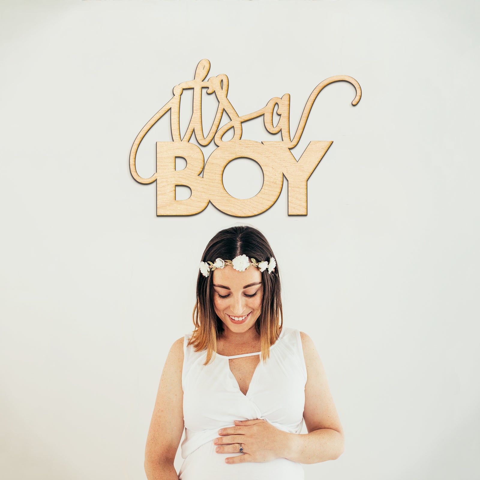 It's A Boy Wood Sign