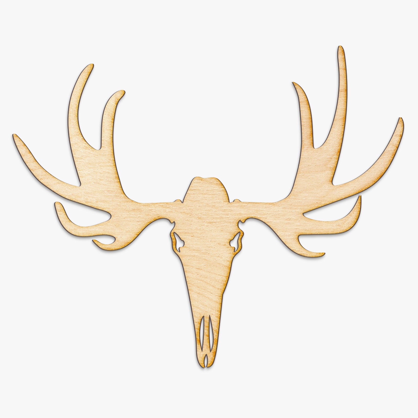 Moose Skull Wood Cut