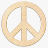 Peace Sign Wood Cut Sign