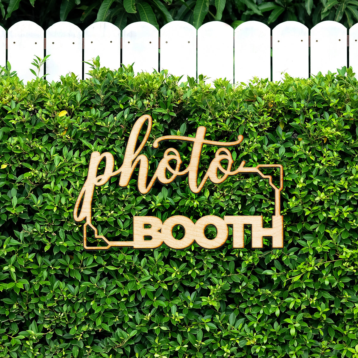 Photo Booth Wood Sign