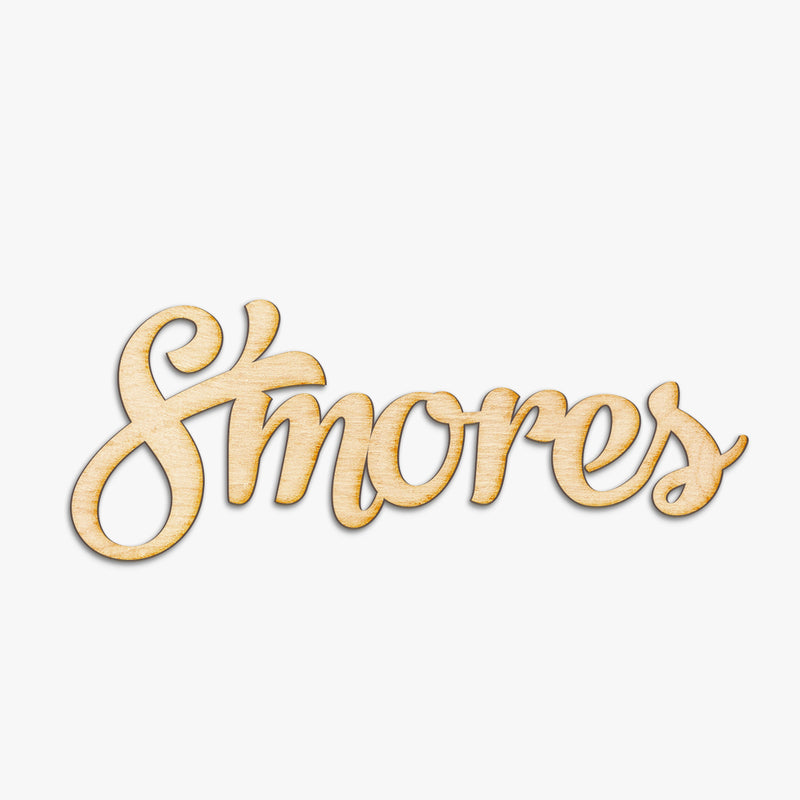 S'mores Wood Cut Sign