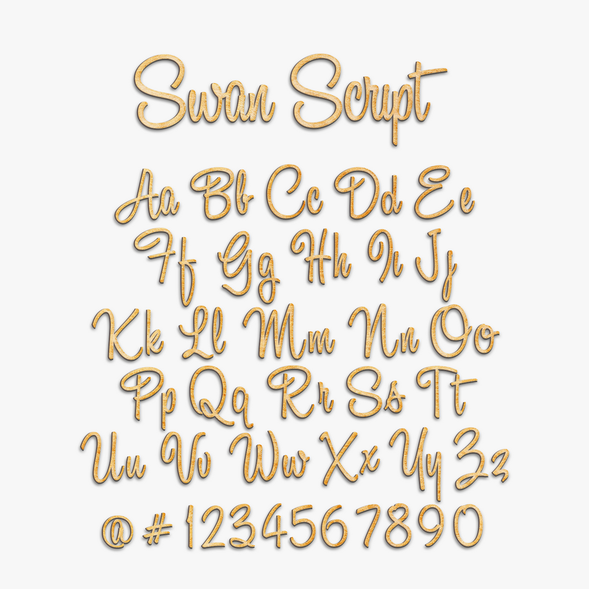 Custom Script Word Wood Sign - Woodums