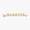 Warrior Arrow Wood Sign