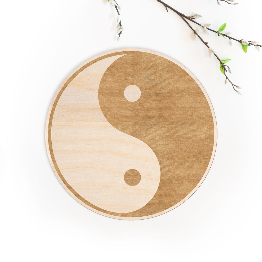 Yin Yang Wooden Wall Decor, Yin Yang, Yin Yang Symbol Board, Yin