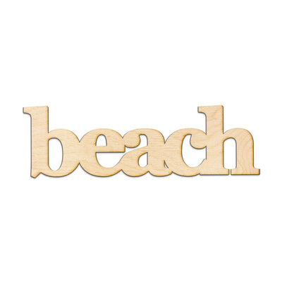 beach Wood Sign