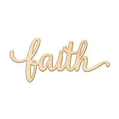 faith Wood Sign