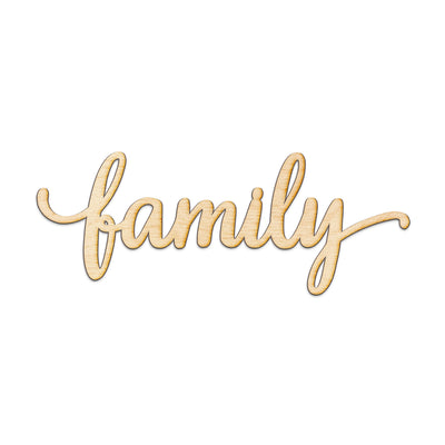 family Wood Sign