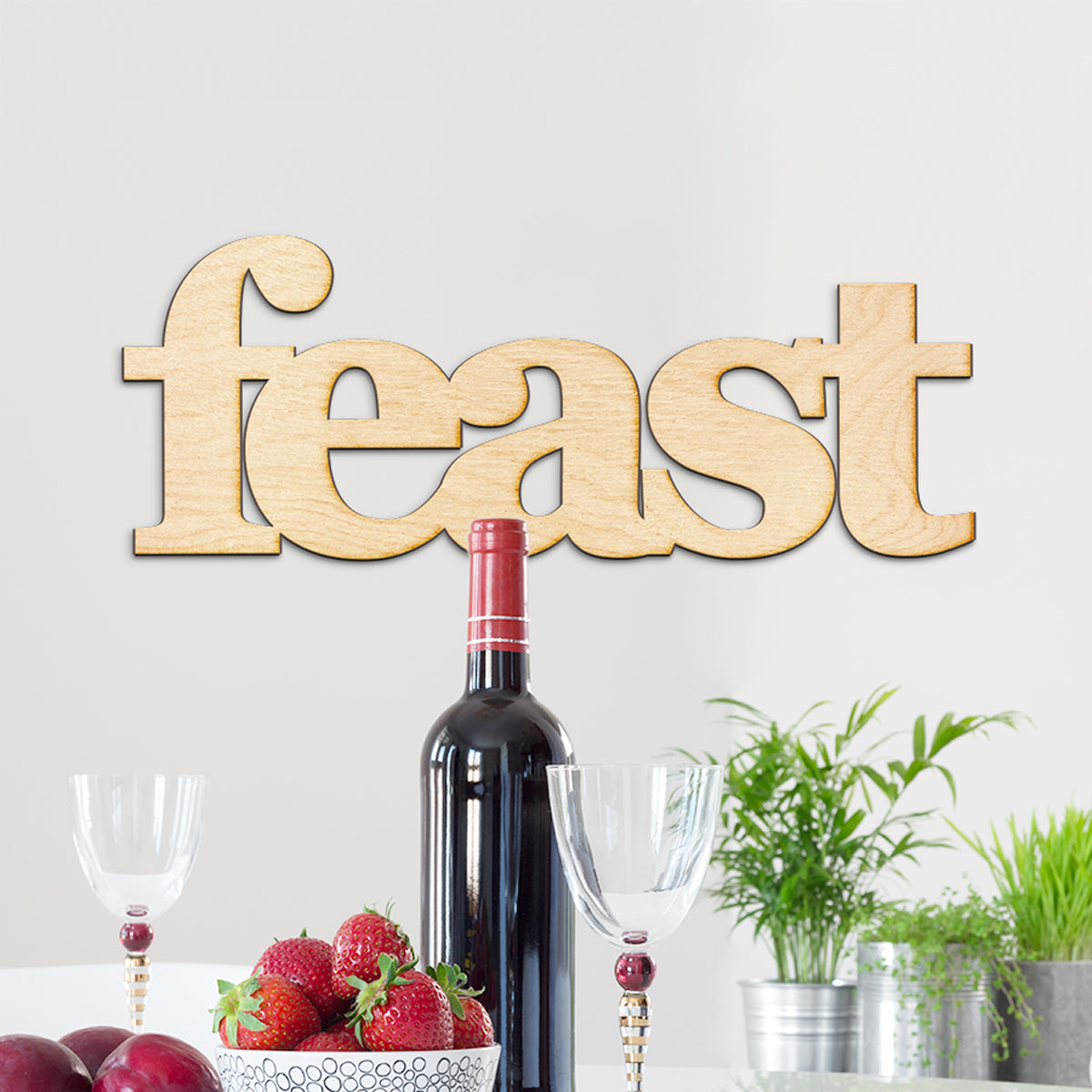 feast Wood Sign