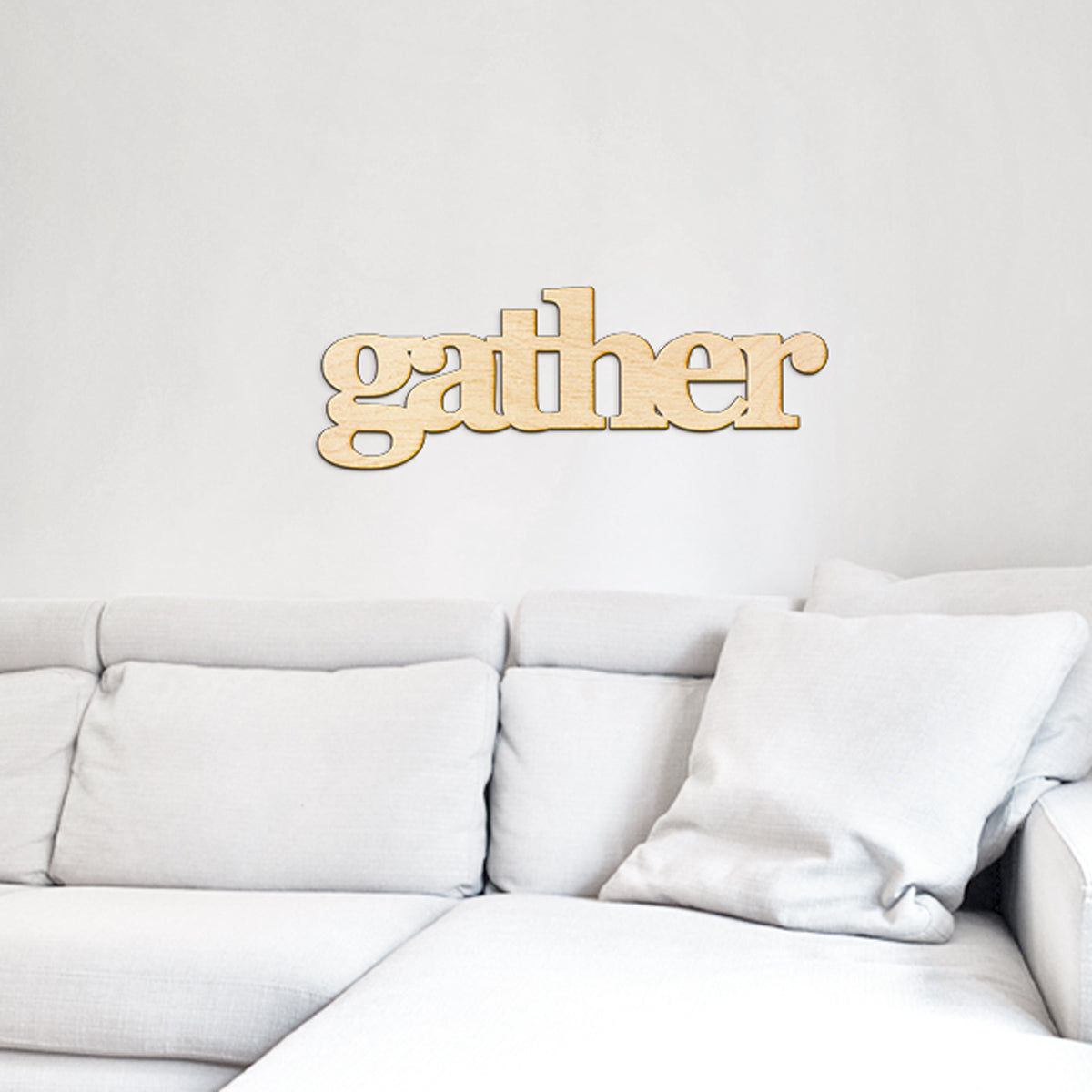 gather Wood Sign