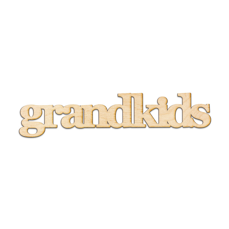 grandkids Wood Sign