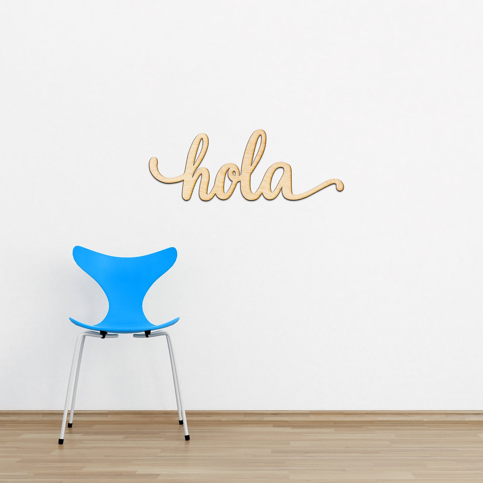 hola Wood Sign