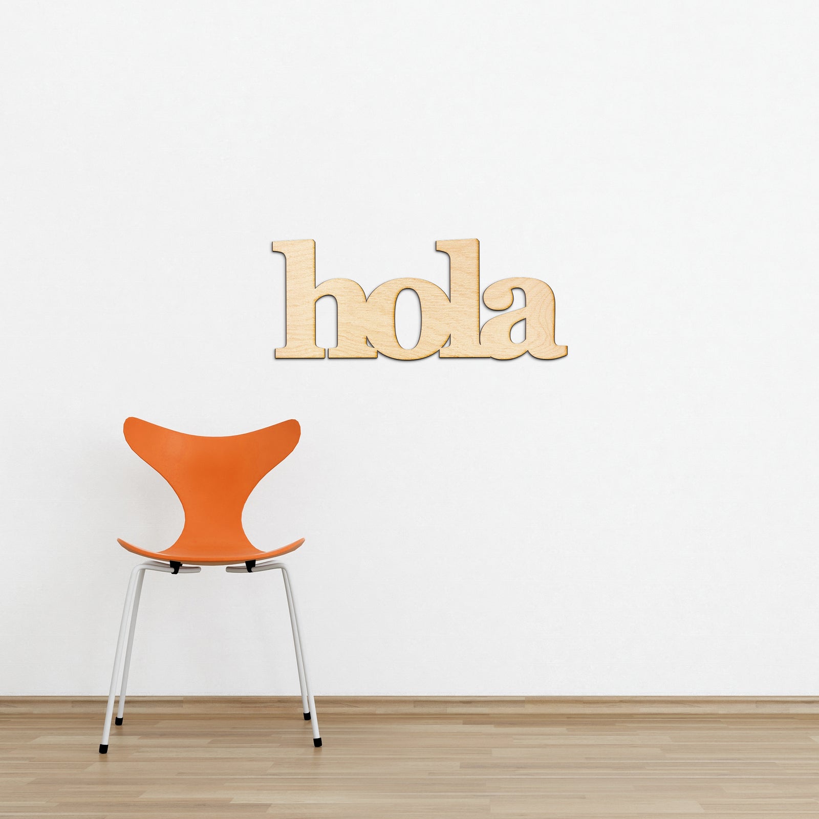 hola Wood Sign