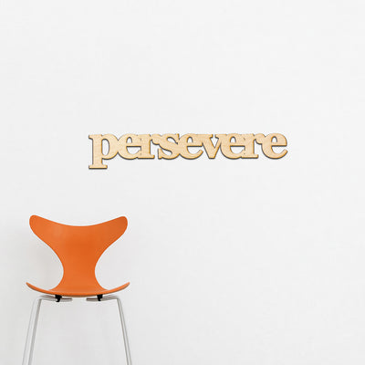 persevere Wood Sign