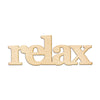 relax Wood Sign