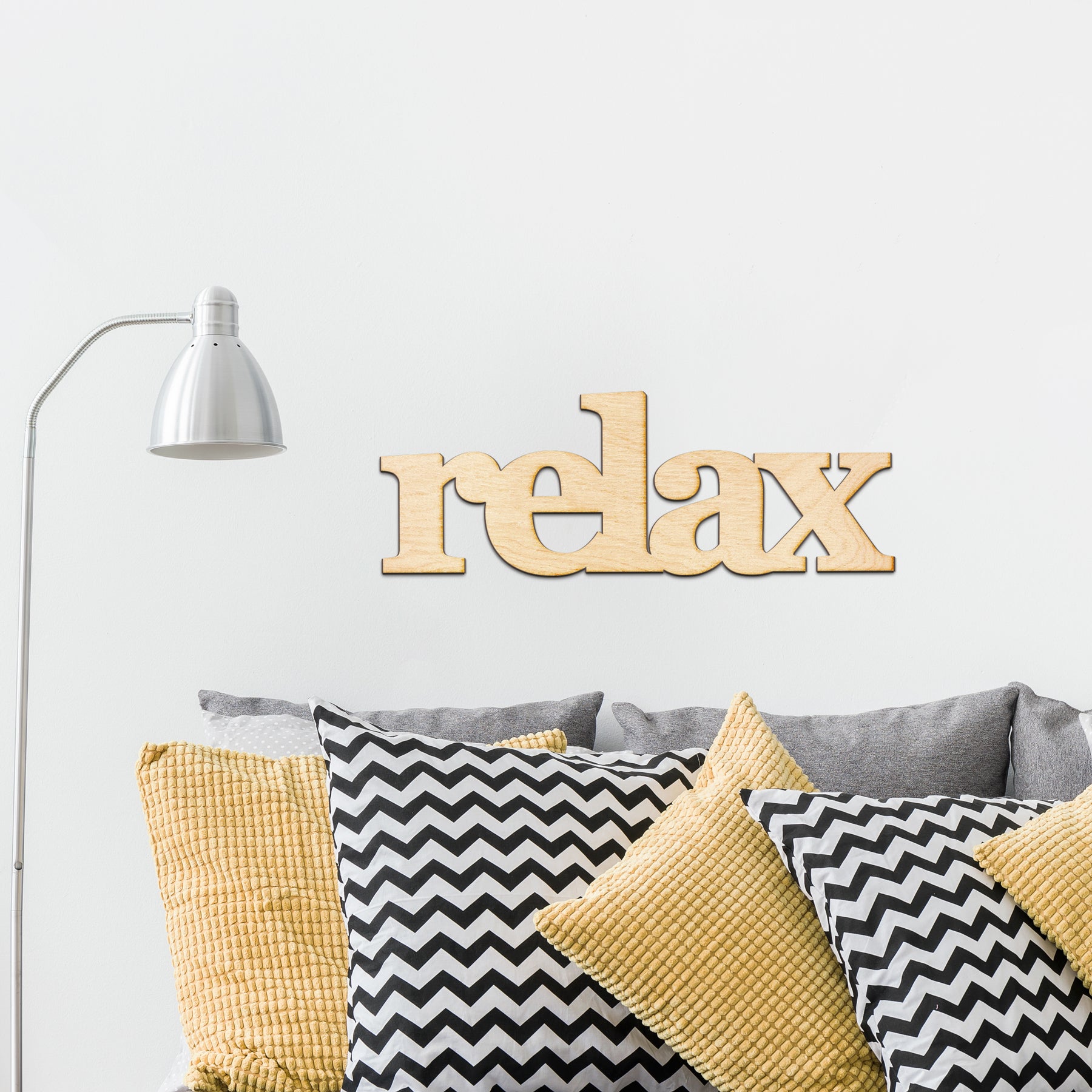 relax Wood Sign