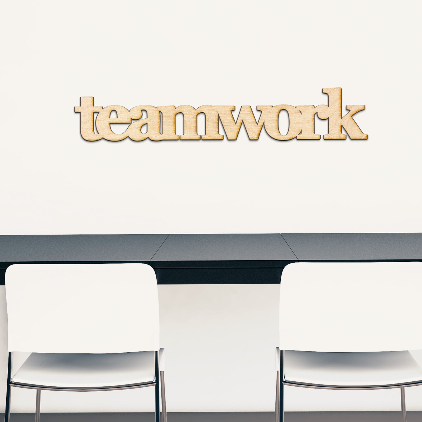 teamwork Wood Sign
