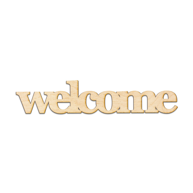 welcome Wood Sign